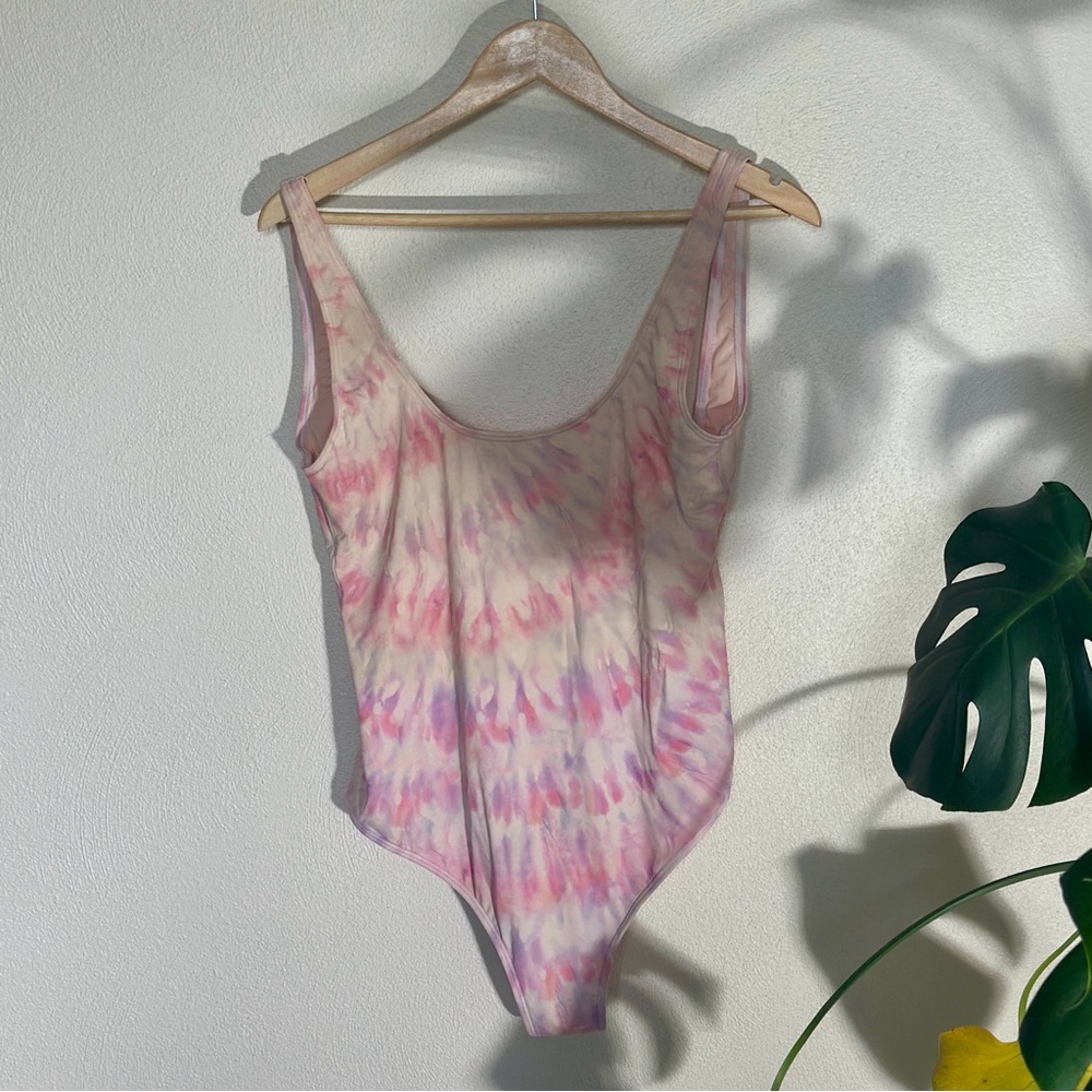 Billabong One-Piece Swimsuit | Pink Tie-Dye | Size XL